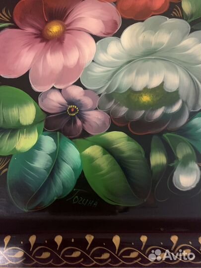 Поднос жостова,авторская работа