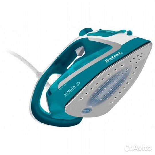 Новый утюг Tefal FV5737, бирюзовый