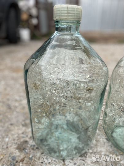 Бутыль 10 литров стекло