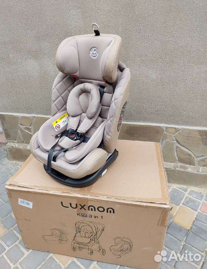 Автокресло 0 + до 12 лет isofix (Кремовый)