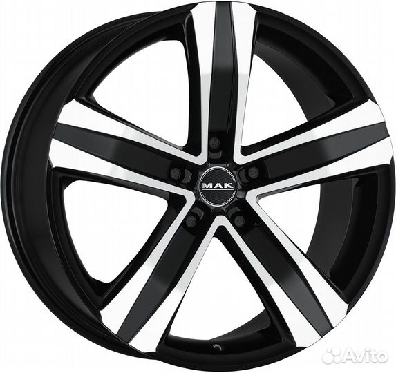 R15 5x118 6,5J ET65 D71,1 MAK Stone 5 Black Mirror