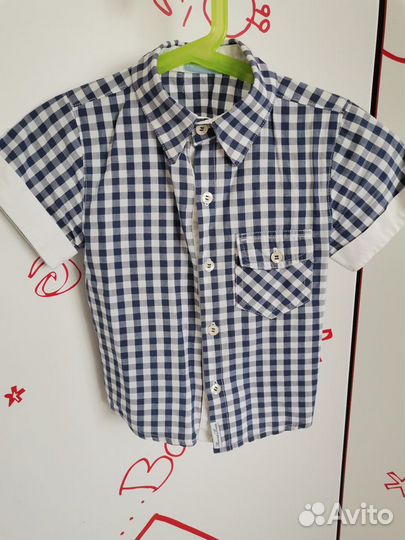 Рубашка для мальчика 98 - 104