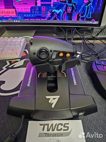 Джойстик+руд ThrustMaster T-16000M FCS hotas