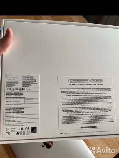 Apple macbook air 13 2020 m1 8gb 256