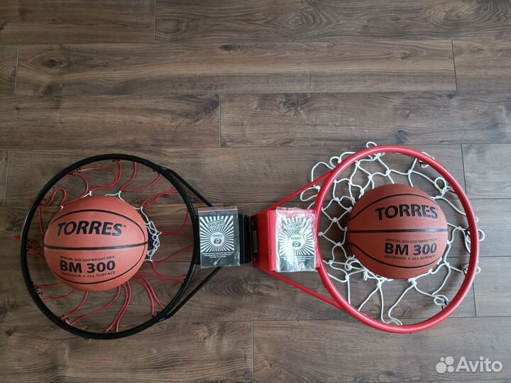 Баскетбольный мяч и кольцо