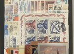 Годовые наборы Советские почтовые марки