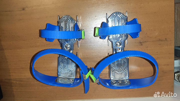 Двухполозные детские коньки на обувь