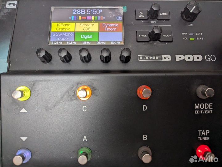 Гитарный процессор line 6 pod go