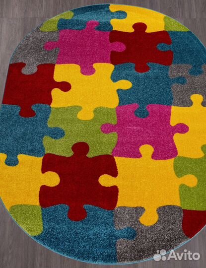 Детские ковры овальные 3х3 м