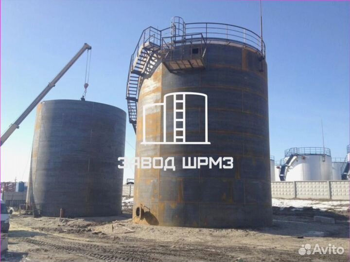 Резервуар вертикальный стальной 400 кубов