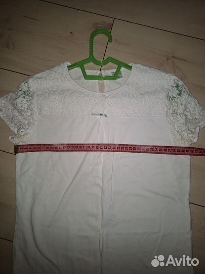 Блузка белая на девочку