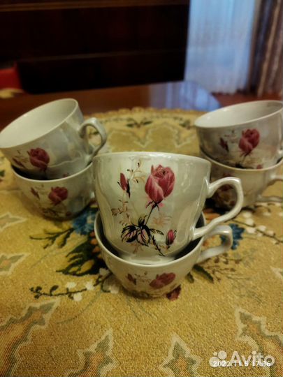 Чайный сервиз и чашечки (отдельно)