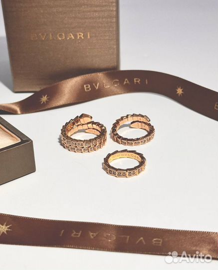 Кольцо bvlgari serpenti