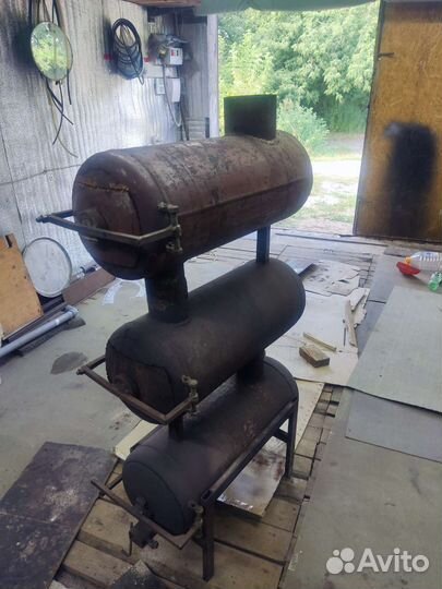 Печка буржуйка в гараж