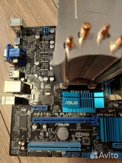 Мат. Плата, M5A78L-M plus + FX4300 + 8GB DDR3