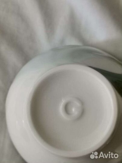 Чайное пара лепной фарфор