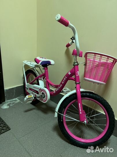 Детский велосипед 16 heam girl розовый