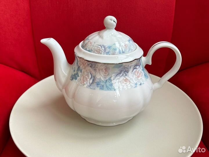 Чайный Сервиз/Thun 1794/Голубая Роза/Чехия/Богемия