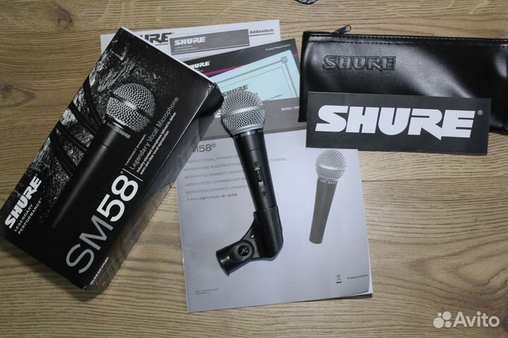 Shure SM 58. Популярный Вокальный Микрофон. Новый