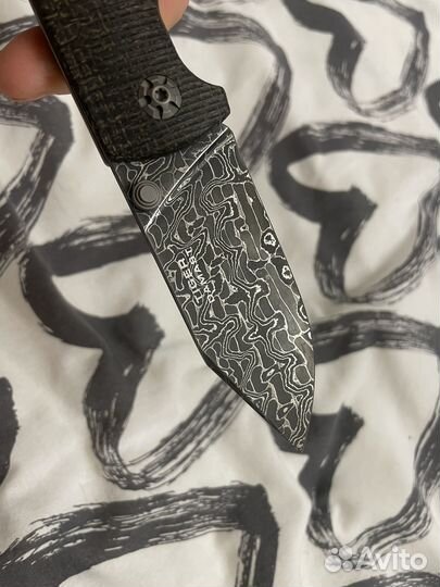 Нож складной boker tiger damast