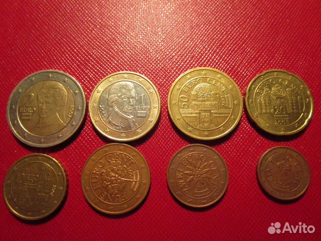 Набор монет Еврозоны (Австрия)