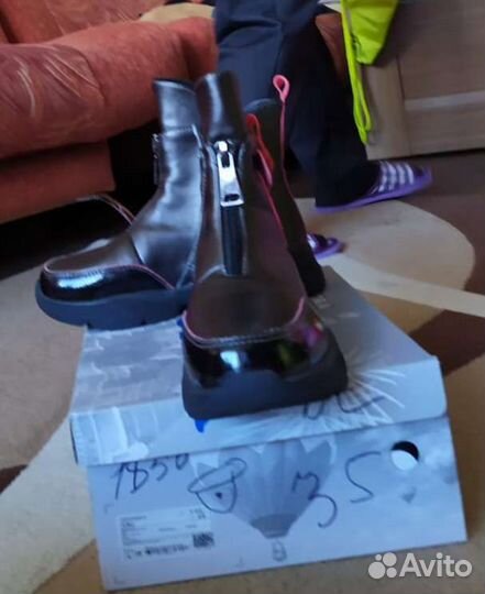 Ботинки осенние для девочки 35 размер