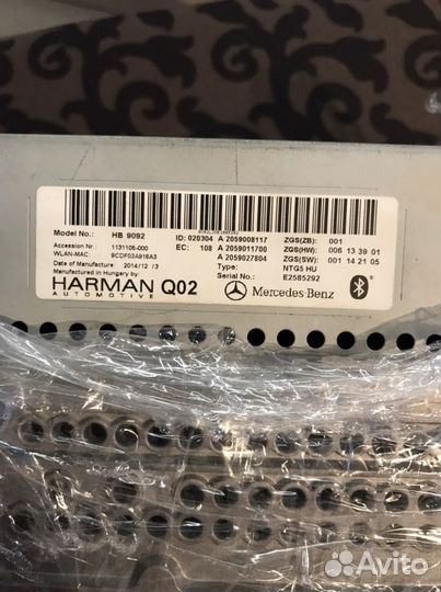 Мультимедийная система Comand NTG 5 Mercedes Benz