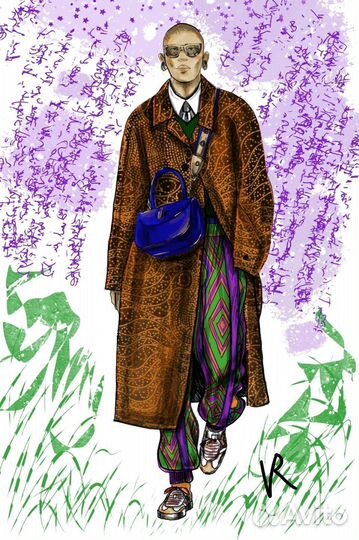 Дизайнер одежды, эскизы одежды