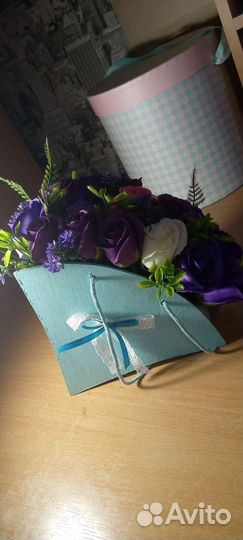 Букет из мыльной пены