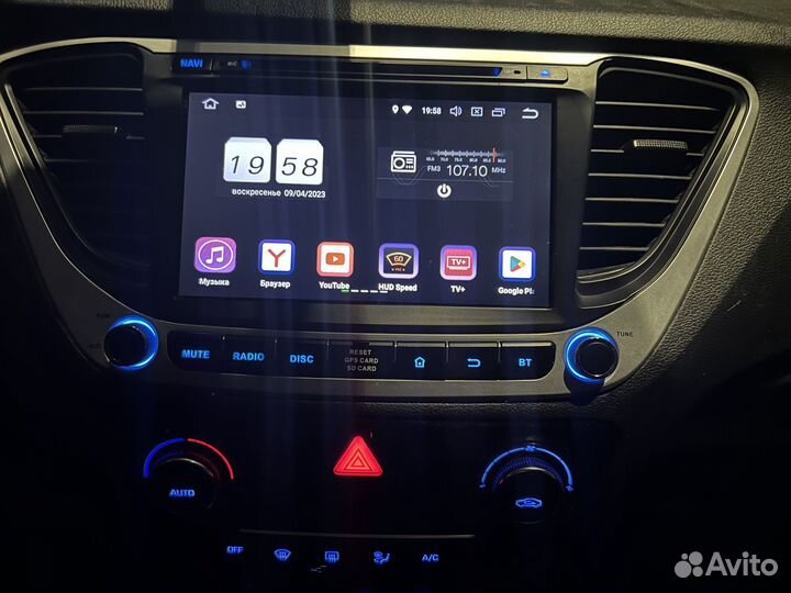 Магнитола на андроиде для hyundai solaris 2