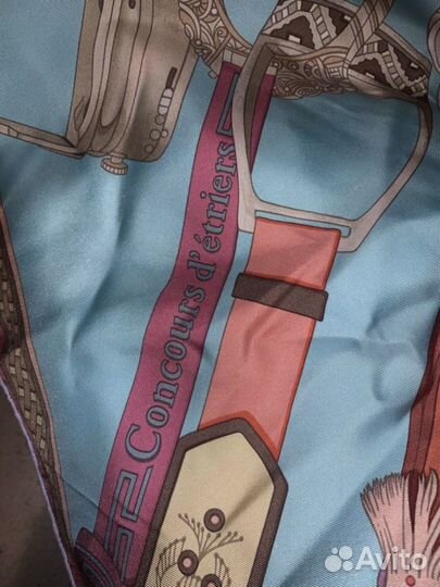 Платок шелковый Hermes оригинал 90