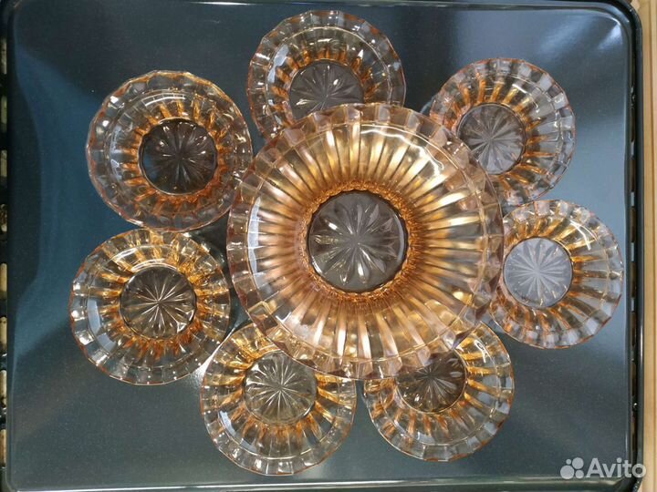 Вазочка, сахарница розовое стек