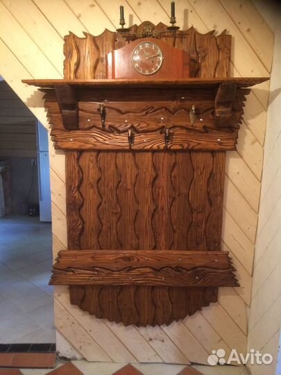 Вешалка дерево эксклюзив под старину