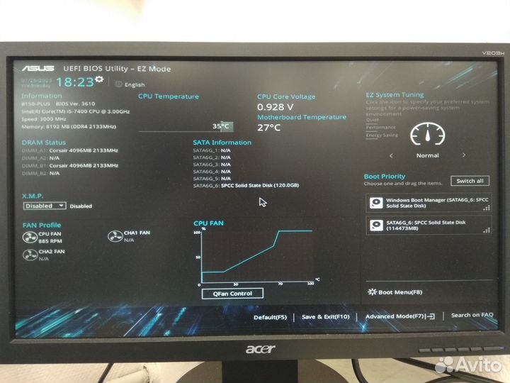 Материнская плата Asus B150-plus LGA 1151