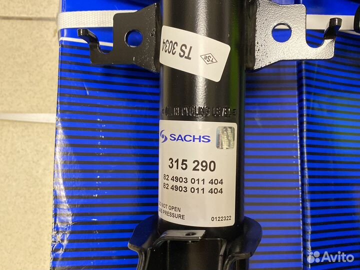 Амортизаторы передние Sachs Меган 3, Fluence