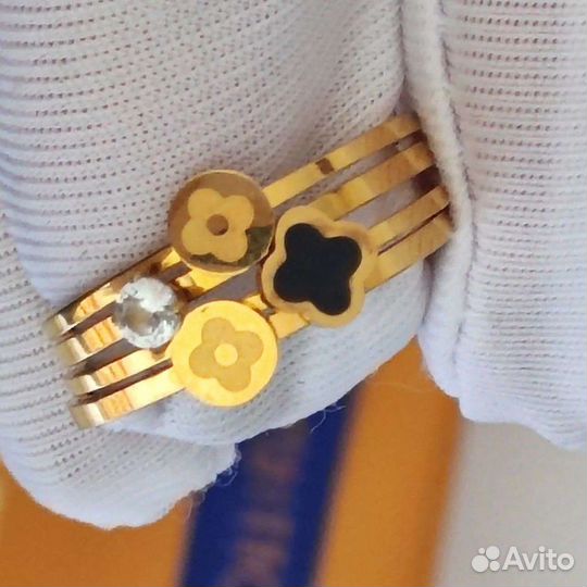 Louis Vuitton Луи Виттон кольцо 4в1 премиум