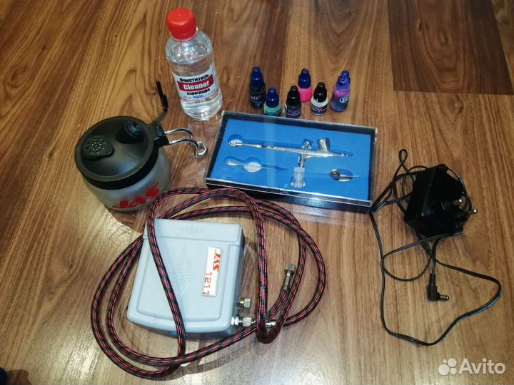 Аэрограф jas набор