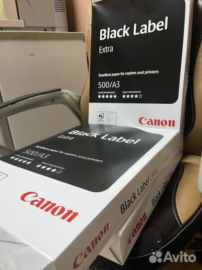 Бумага canon black label extra А3, 80 гр/М², 500 Л