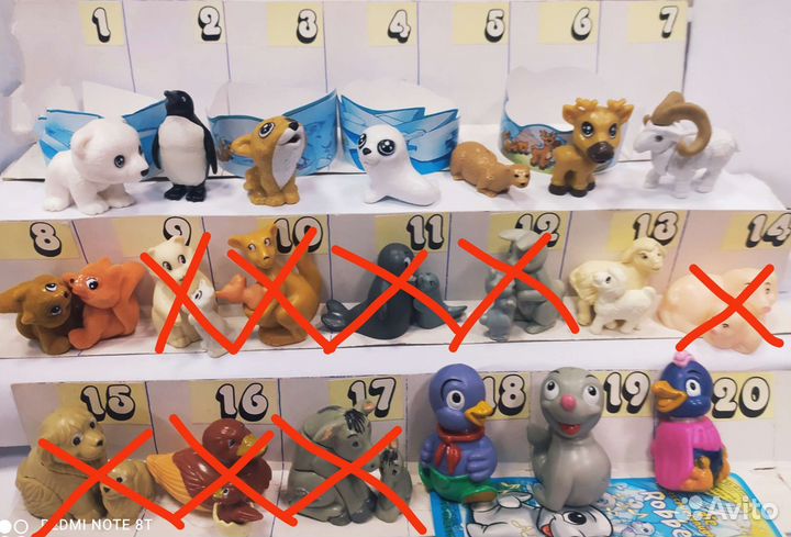 Киндеры.Сборка.Серии и единички