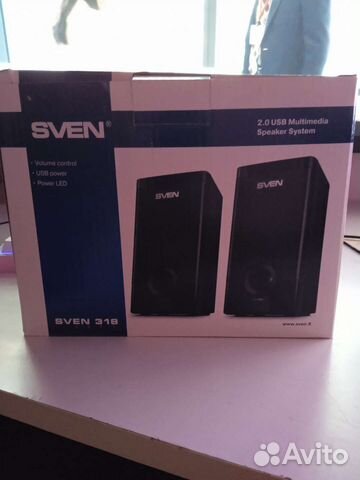 Компьютерные колонки Sven 2.0 318