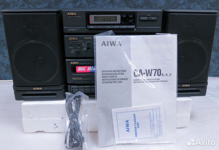Aiwa CA W70-новая в оригинальной коробке. 220v