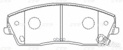 Ckcr-13 GK0099 Колодки тормозные дисковые п