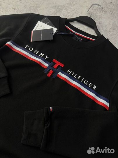 Свитшот Tommy Hilfiger черный люкс