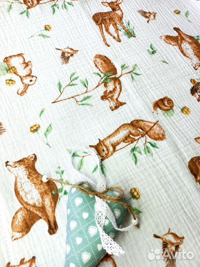 Детский муслиновый плед