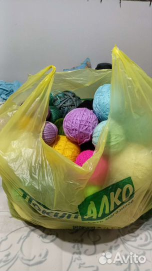 Пряжа для вязания, пакетом
