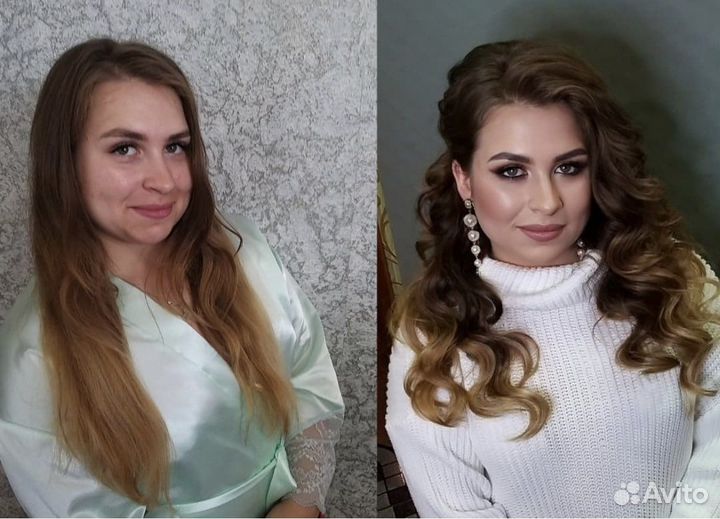 Макияж и прическа
