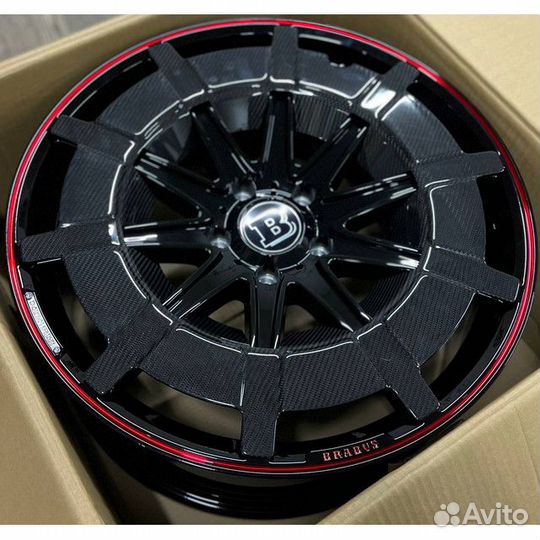 Кованые диски R24 на Mercedes brabus monoblock Z Carbon Edition