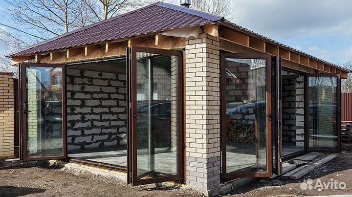 Остекление беседок