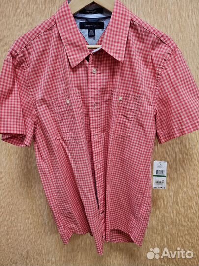 Рубашки мужские брендовые 50-52с коротким рукавом
