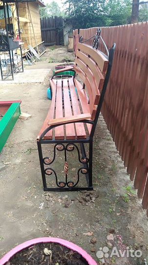 Скамейка кованая